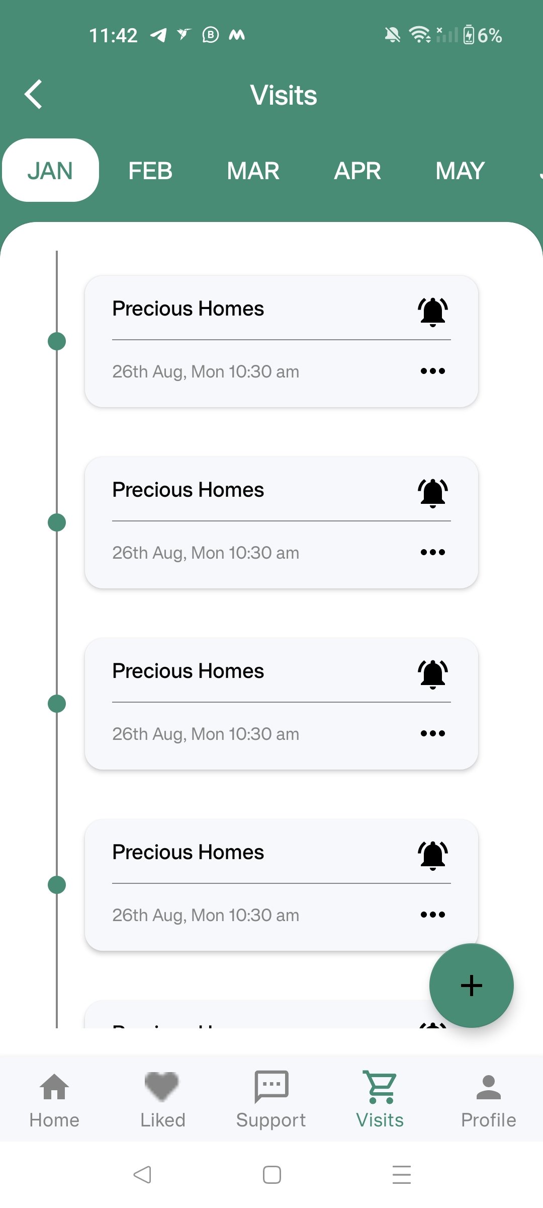 EstatePulse — Smart Real Estate & Property Search App Screen