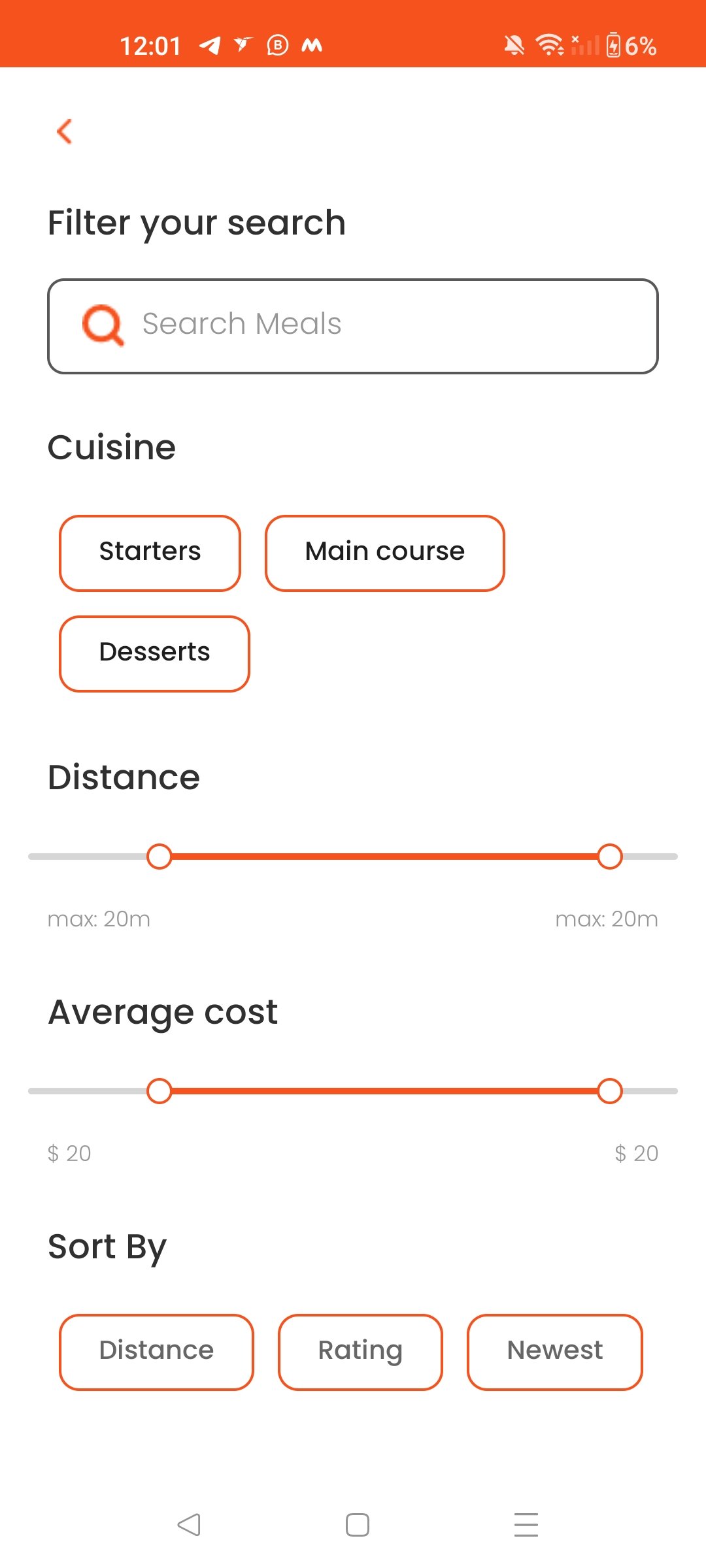 Urban Bite — Smart Restaurant &amp; Order Platform Screen
