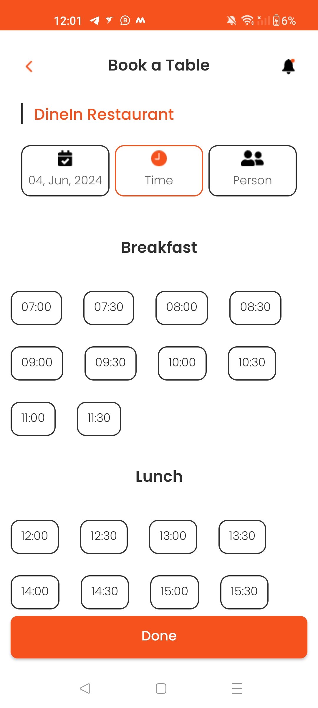Urban Bite — Smart Restaurant &amp; Order Platform Screen