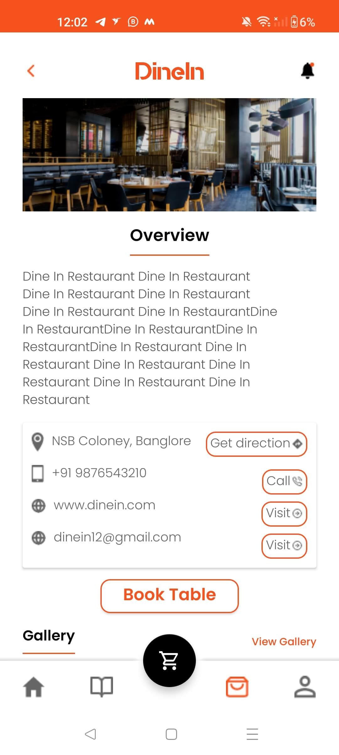 Feastplan Restaurant App